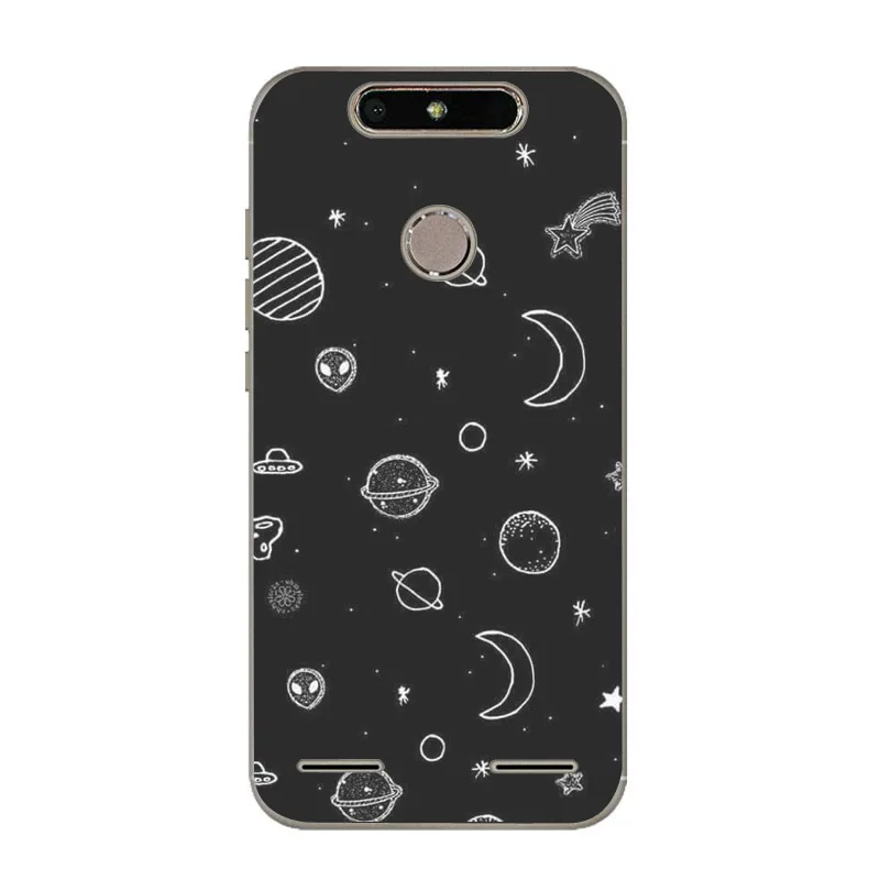 Мягкий чехол накладка из ТПУ для ZTE Blade V8 Lite матовый с рисунком V 8 телефона s цветок