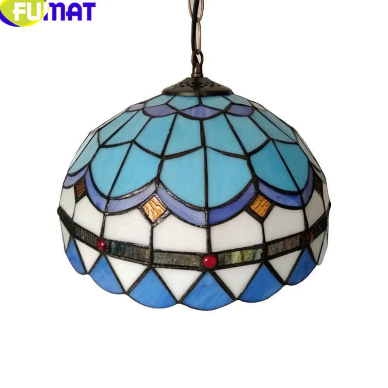 Подвесной светильник FUMAT Tiffanylamp светодиодный подвесной из витражного стекла для