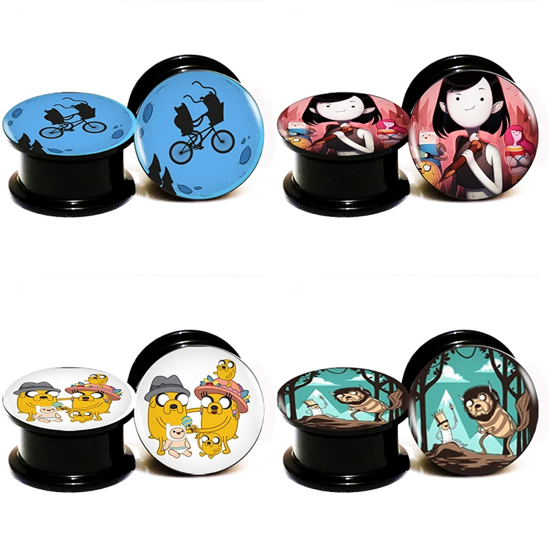 20 шт./лот Известный Приключения Время Винт Подходят Акриловые Беруши и Тоннелей