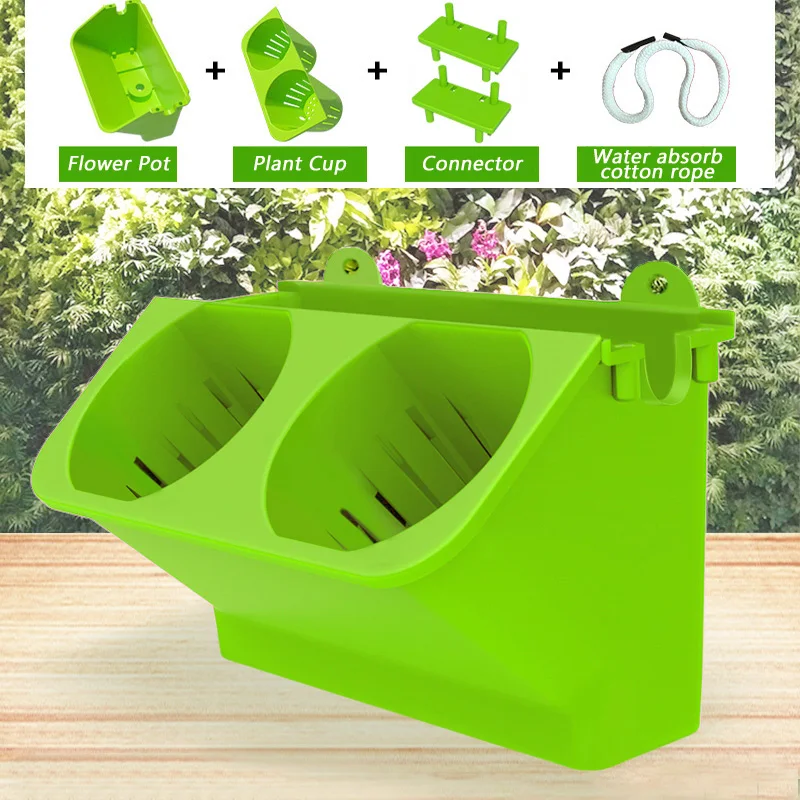 Мини Висячие цветочные Горшки Бонсай чашка для посадки вертикальный садовый