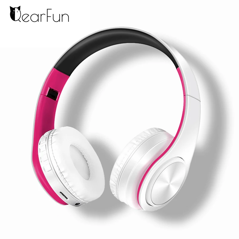 Новые красочные Bluetooth гарнитура стерео Бас аудио Mp3 Беспроводные наушники