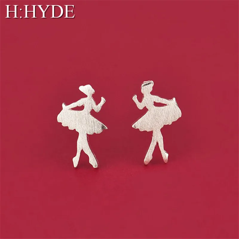 H:HYDE новые женские серьги милые балетные для девочек модные танцовщиц ювелирные