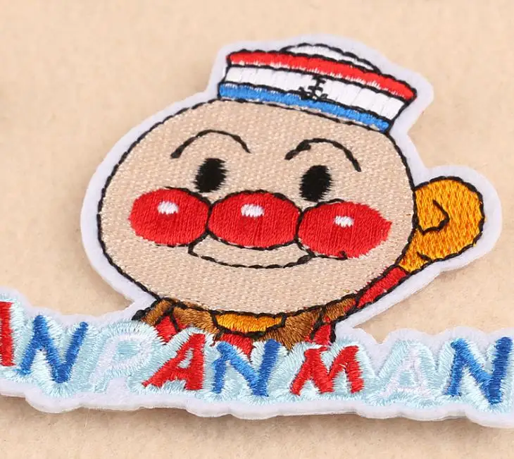 10 шт./партия мультфильм японское аниме ампамман заплаты Baikinman вышитые патч