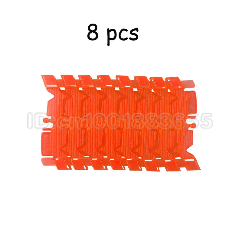 Red 8 pcs DIY креативная обучающая головоломка, дорожный знак, светящийся гоночный трек, автомобильные аксессуары от производителя,, гибкий трек для отслеживания - Цвет: Red 8 pcs