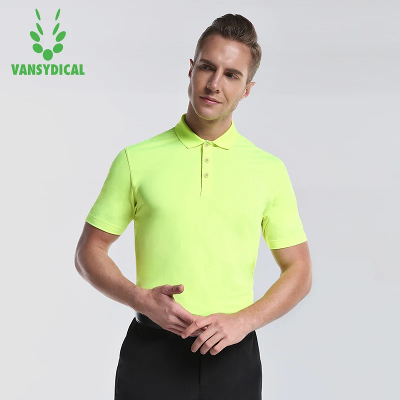 VANSYDICAL Одежда высшего качества Гольф рубашка Для мужчин Sportwear рубашки поло теннис