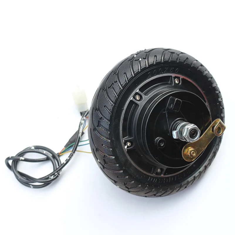 Электрический скутер Conversion Kit 24V 36V 48V 250W 350W 8 дюймов колесный бесщеточный двигатель с беззубиком, мотор для центрального движения Байк, способный преодолевать Броды для скутера
