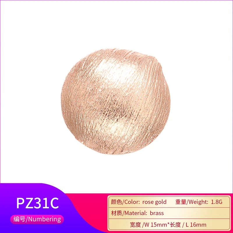 ZHUKOU 15x16 мм 2 шт разделительные бусины для женщин DIY ручной работы ожерелье серьги ювелирные изделия Аксессуары Модель: PZ31