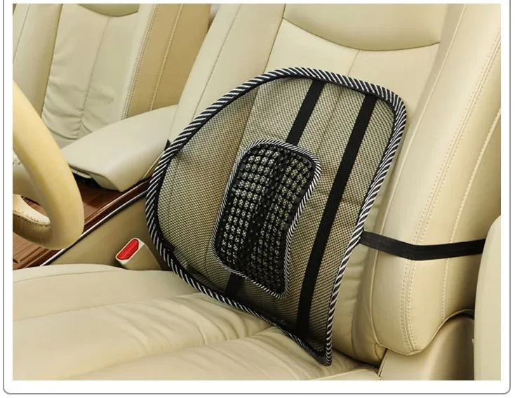 1 шт универсальное автокресло массаж ледяная шелковая сетка поясничного корсет