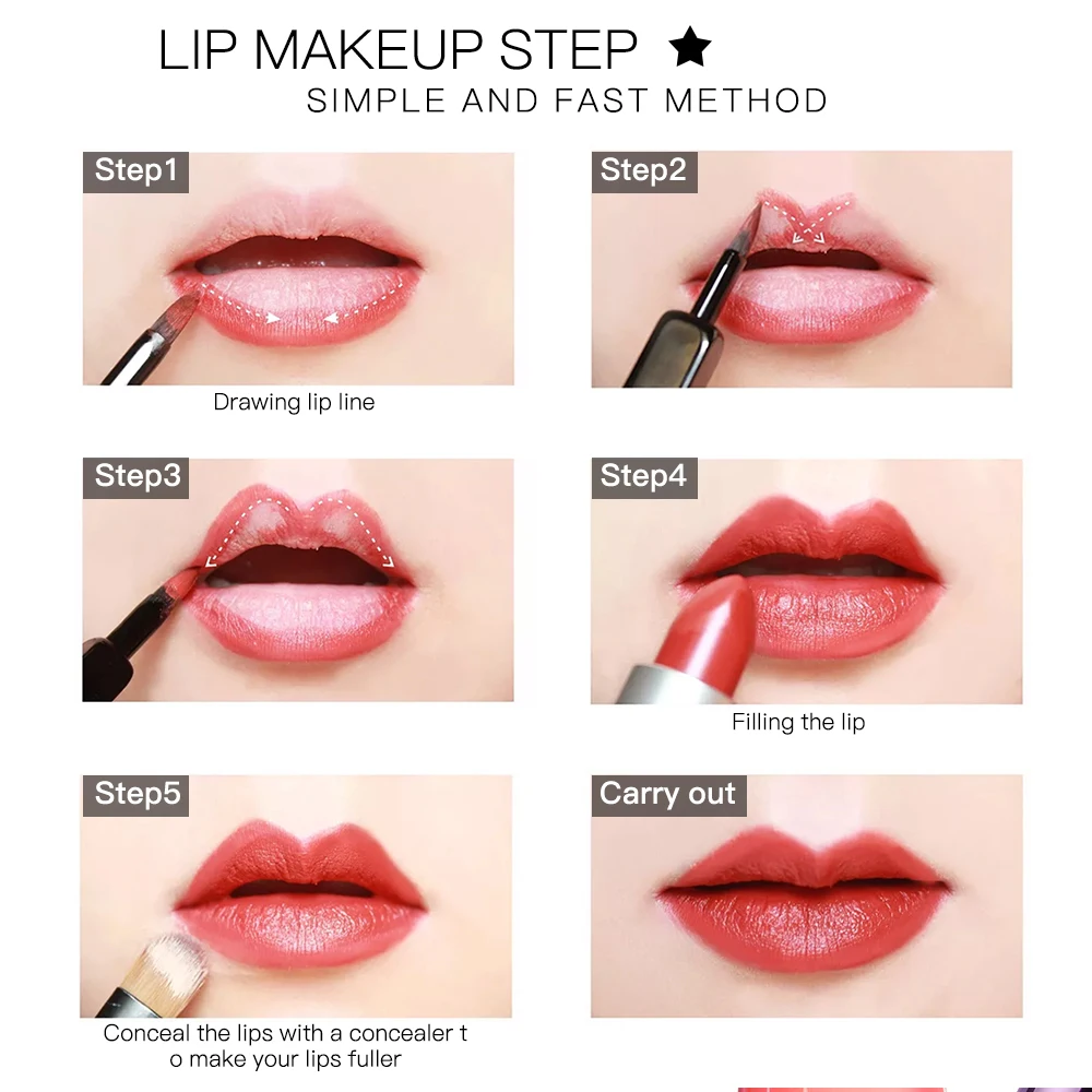 MAANGE Long-lasting Moisturzing Temperature Color Change Lipstick Moisture Waterproof Essential LipStick Makeup Lip Cosmetic NEW