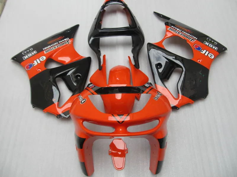 ABS full Fairing kit fit for Kawasaki ZX6R 1998 1999 NINJA ZX-6R 98 99 orange black high grade fairings set AS26 | Автомобили и