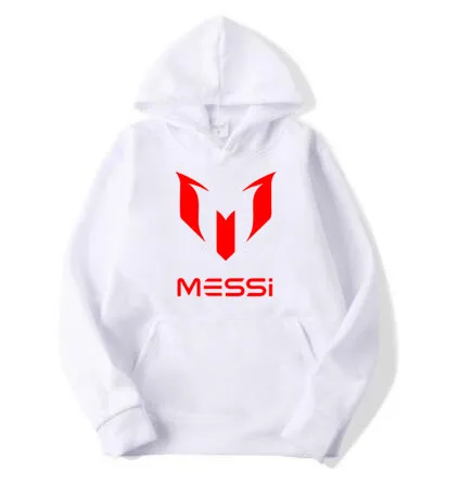 Новинка 2019 г. толстовки с капюшоном Lionel Messi мужские Смешные длинным рукавом и