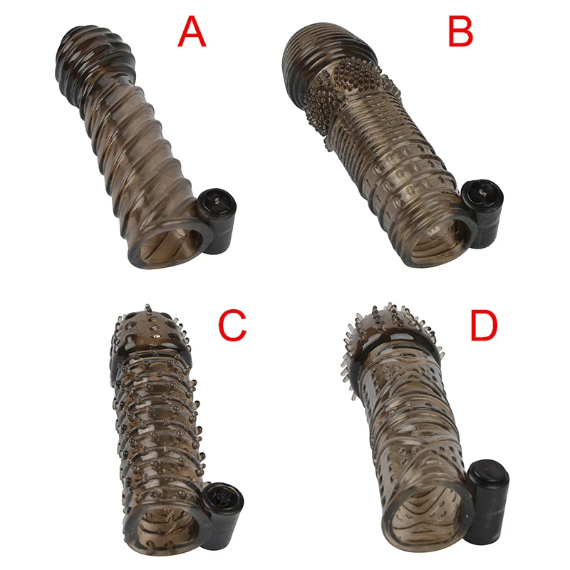 2019 многоразовые насадки на пенис вибратор с длинным рукавом хрустальные