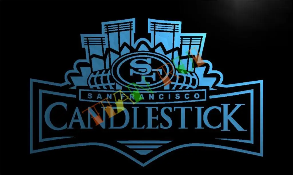 

LD523- San Francisco Candlestick LED Neon Light Sign home decor crafts