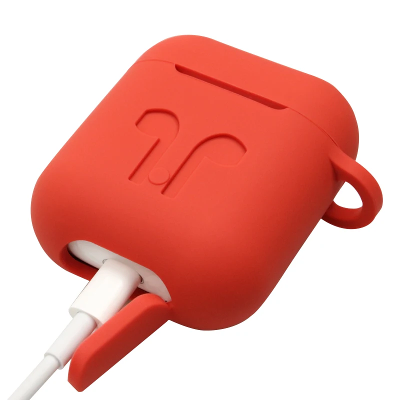 Защитный чехол для AirPods Мягкий Силиконовый противоударный Earpods Airpod зарядное