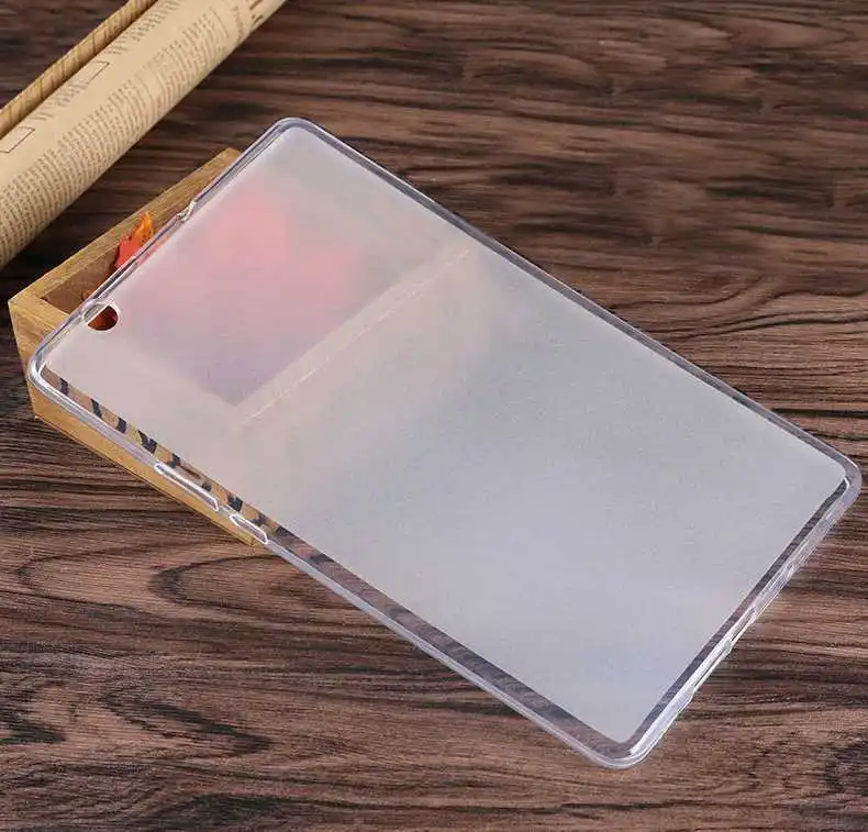 Тонкий прозрачный чехол для Xiaomi Mi Pad 4 MiPad 8 ''Прозрачный матовый из ТПУ 8'' чехол|Чехлы планшетов и