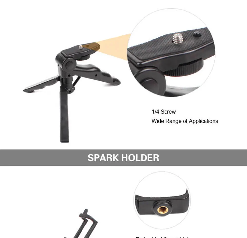 Переносной штатив многофункциональный держатель для дрона DJJ Spark Ручной Стабилизатор для фотоаппарата запасные части поддерживает крепление
