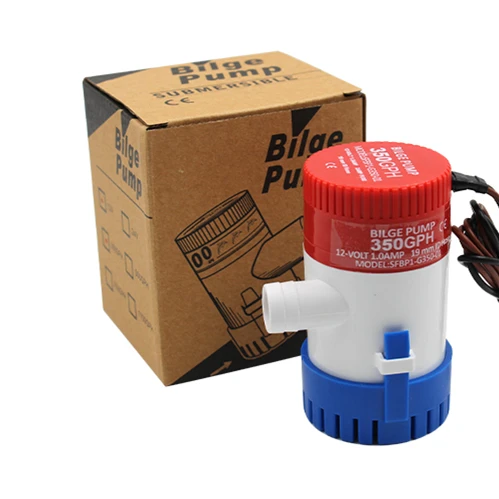 Трюмный насос 350 500 750 1100GPH DC 12V 24V Электрический водяной для Aquario погружной морской