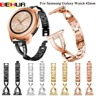 Сменный ремешок для часов Samsung Galaxy Watch 42 мм, умные браслеты из нержавеющей стали 20 мм для Samsung Galaxy Watch Active