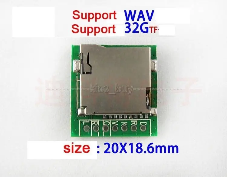5 шт. X M2801002 WAV декодер без потерь плата MP3 модуль декодирования mp3 TF карта