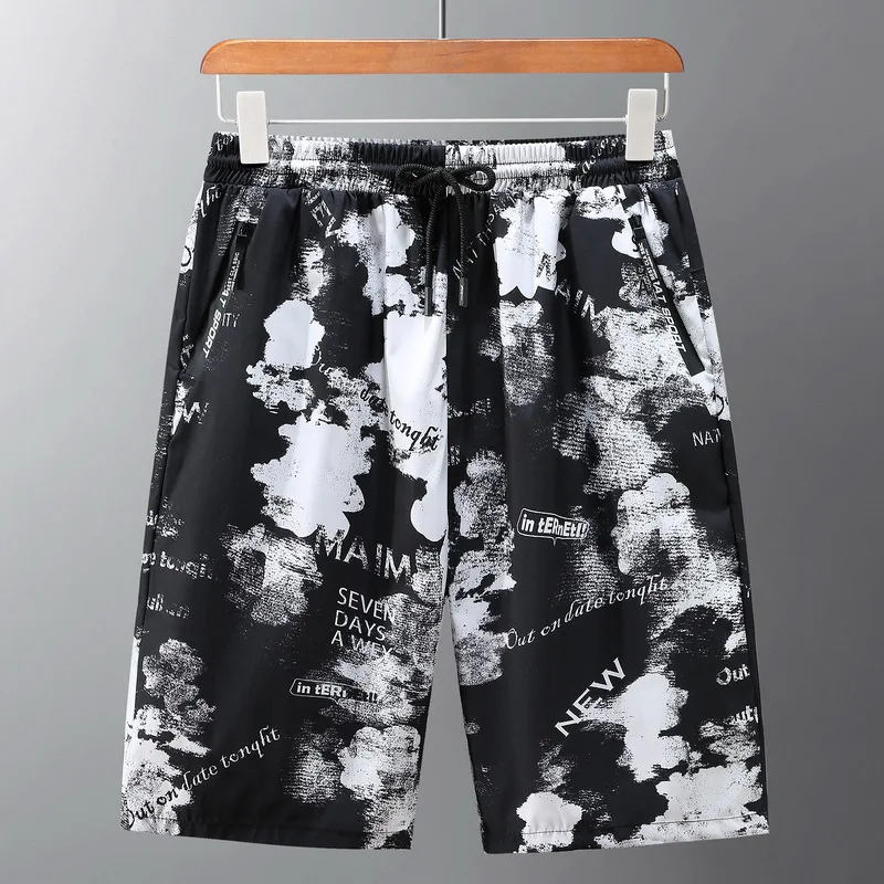 

Big yards of the quick - drying loose sand beach pants men 's leisure 5 minutes of pants oversized thin design and shorts