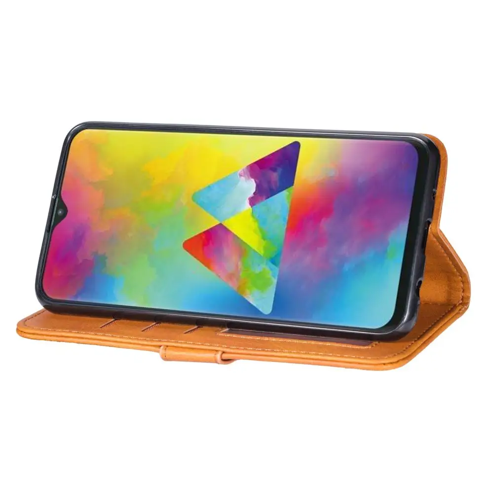 Для Samsung Galaxy A10 A20 A20e A30 A40 A50 A70 Модный чехол из натуральной кожи на молнии с откидной