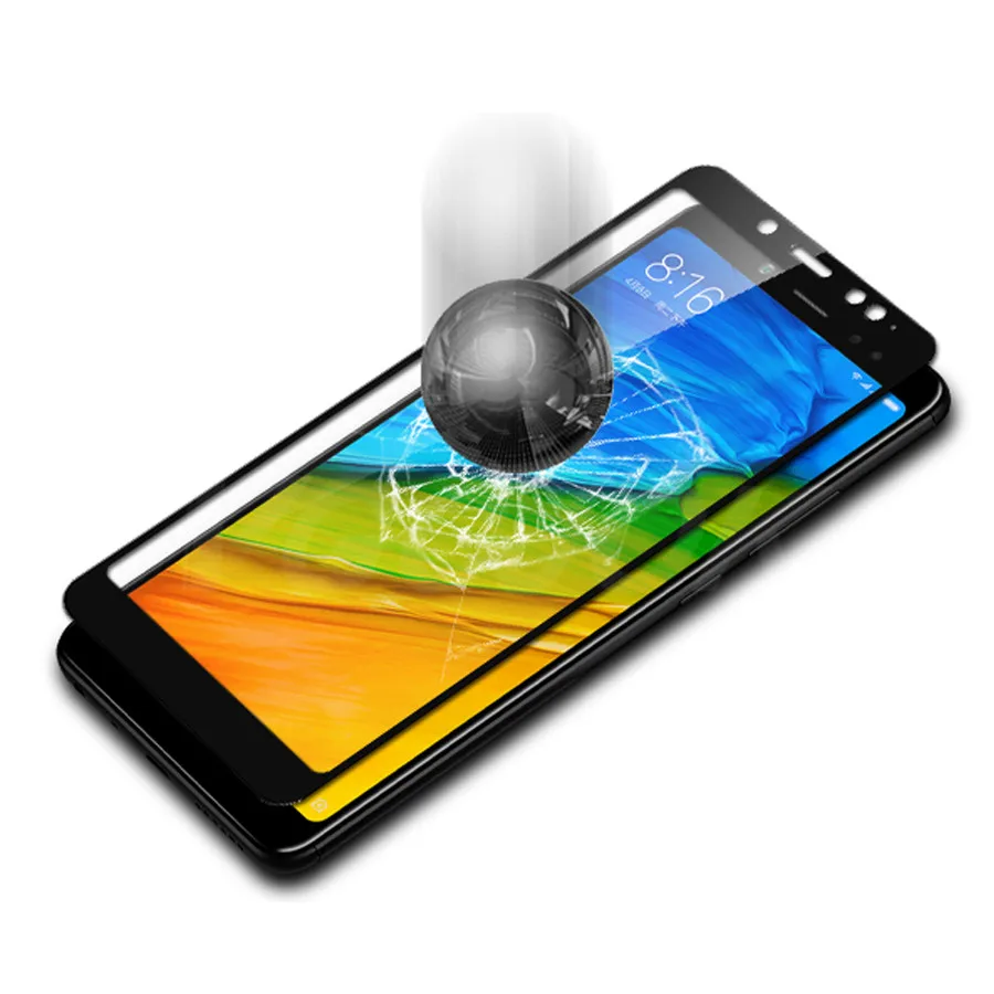 Защитное стекло VGCJOK для смартфона Xiaomi Redmi Note 5/5 Pro твердость 9H цвет рамки