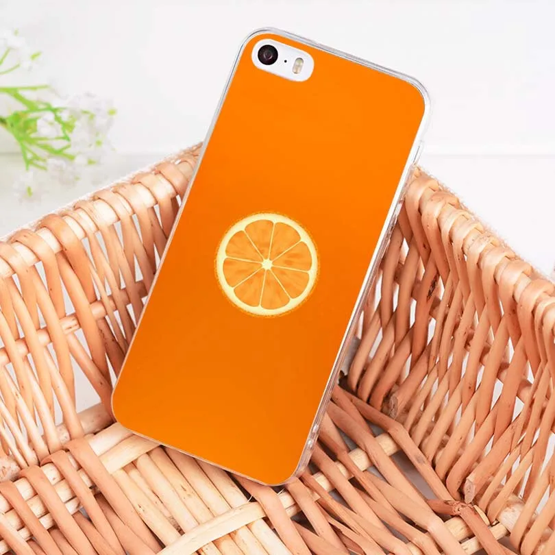 MaiYaCa оранжевый и персиковый летний модный чехол для телефона с фруктами iPhone 8 7 6 6S