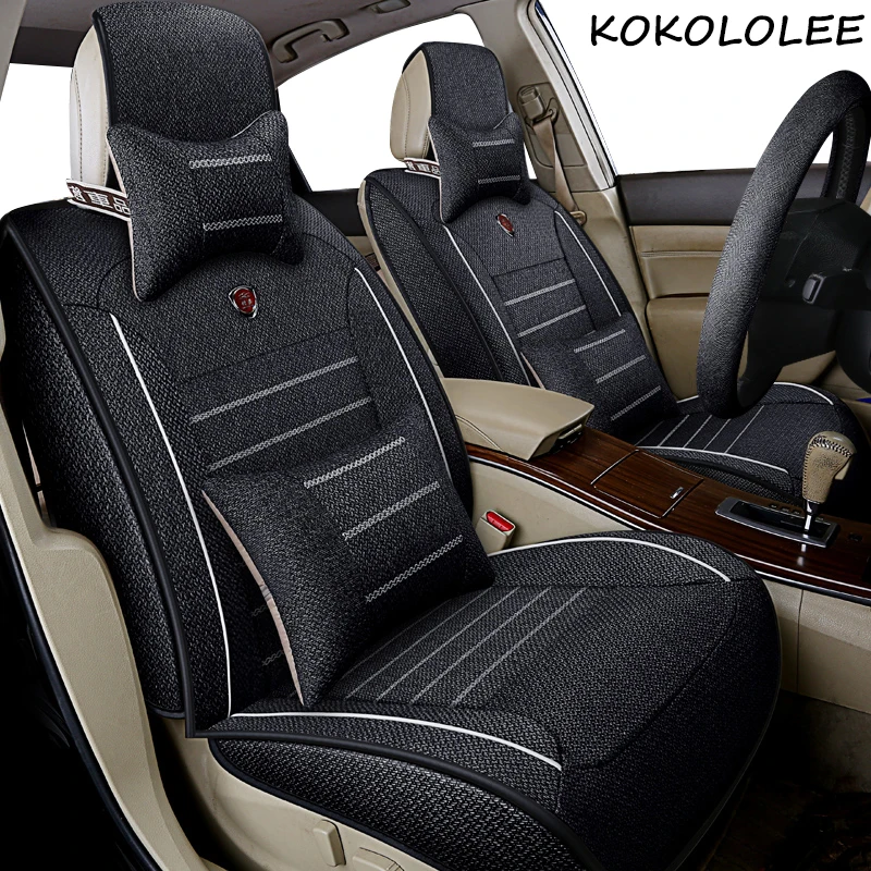 

kokololee Universal flax Car Seat covers for MG all models MG7 MG5 MG6 MG3 ZS automobiles styling car accessories auto Cushion
