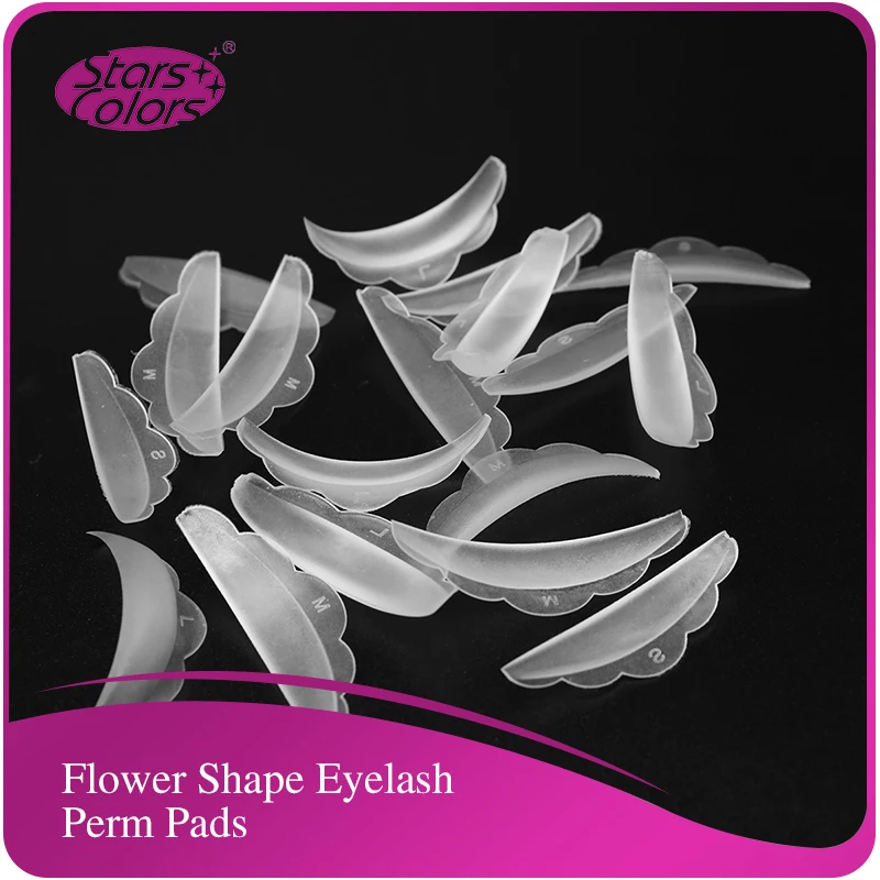 50 упак./лот 3 пар/упак. рециркуляции ресниц Пермь стержней силиконовая ресница для