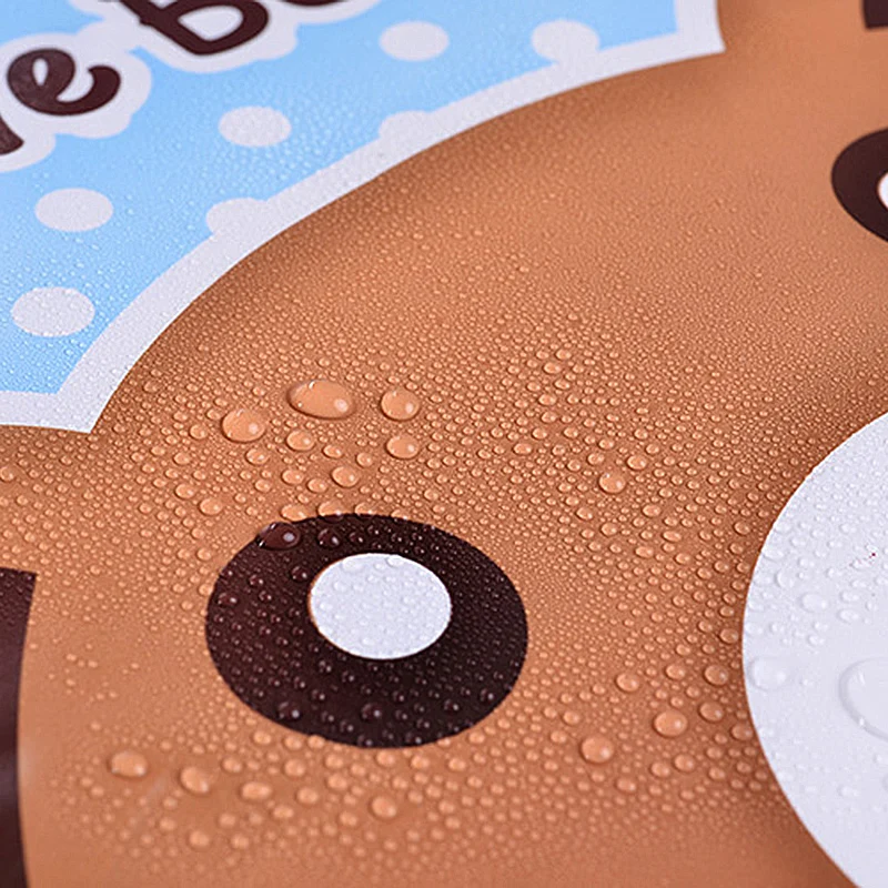 Регулируемые детские слюнявчики из пластика EVA, водонепроницаемые, с обеденным рисунком, детский фартук, аксессуар.