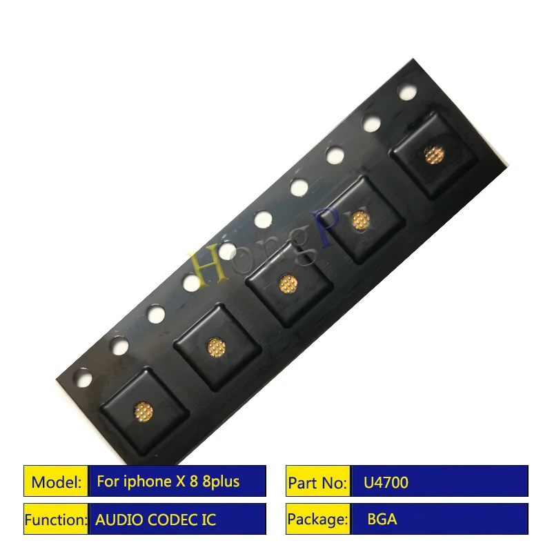 1-50 шт./лот 100% новый U4700 338S00248 для iphone X 8 8plus Большой аудио кодек чип IC | Мобильные