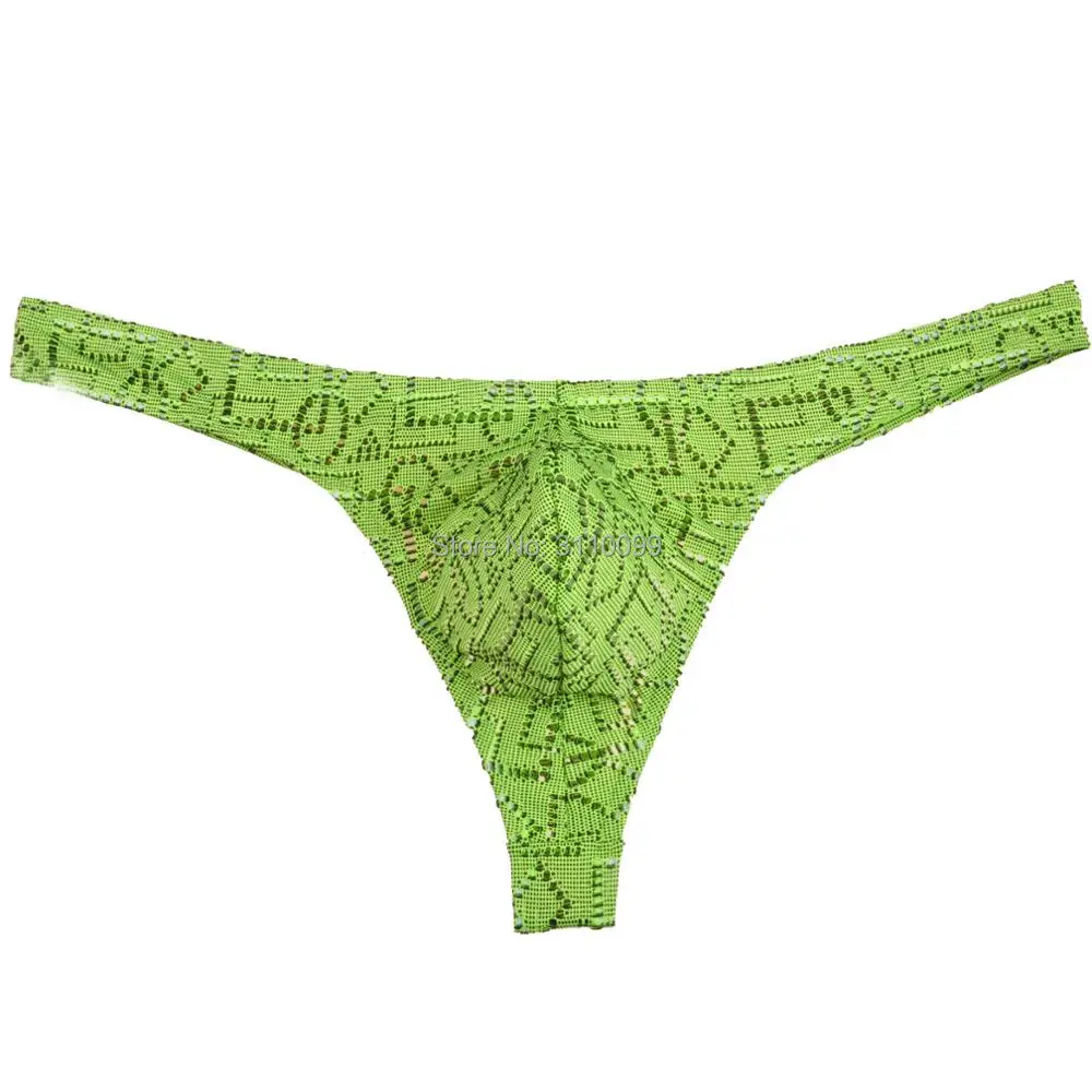 Бикини Self Design мужские стринги нижнее белье жаккардовые с выступающим мешочком