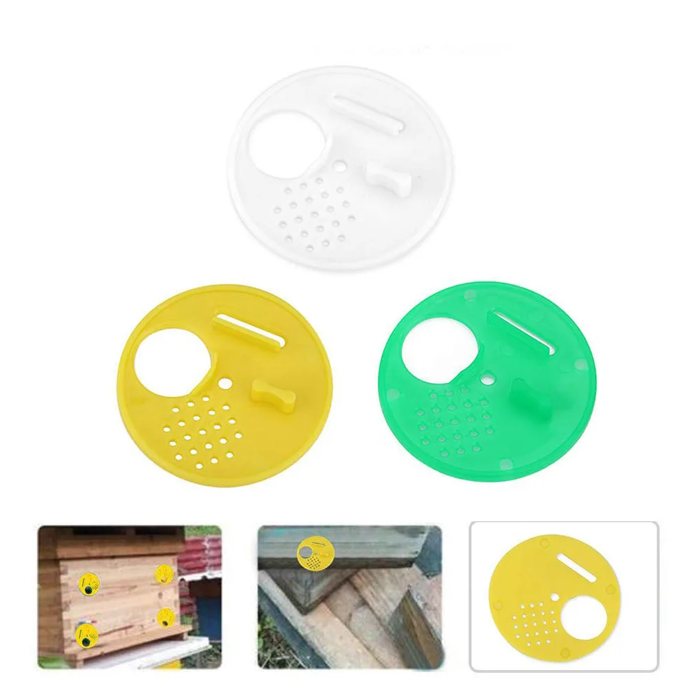 Круглая коробка для пчеловодства 12 шт. входные ворота пластиковое оборудование