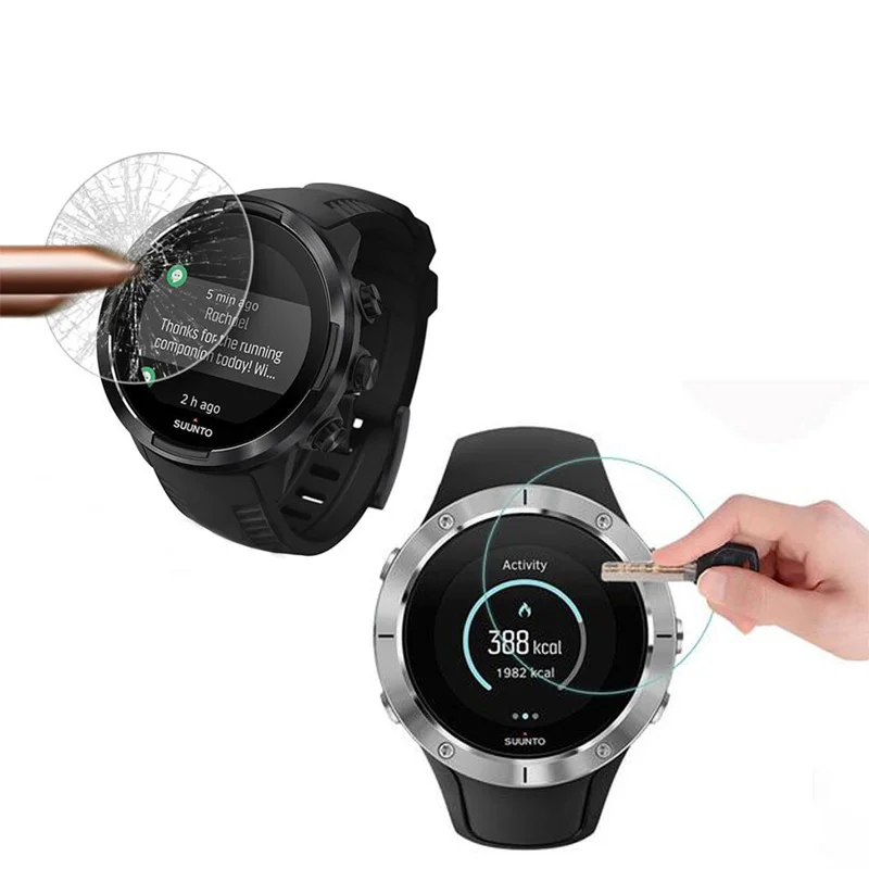Закаленное стекло Защитная пленка для экрана чехол Suunto 9 Baro/3 фитнес/Траверс Альфа