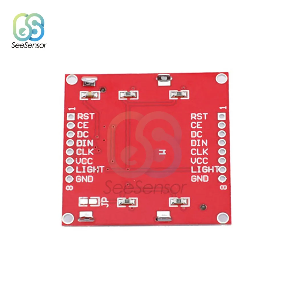 Плата для модуля ЖК дисплея с белой и синей подсветкой 84*48 84x84 Nokia 5110 Arduino Комплект