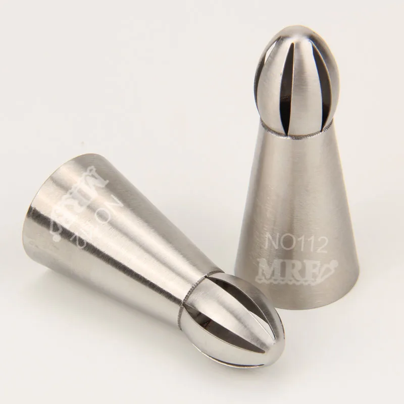 

(20pcs/Lot)Free Shipping Stainless Steel 18/8 Small Ball Flower Pastry Piping Nozzle #NO112