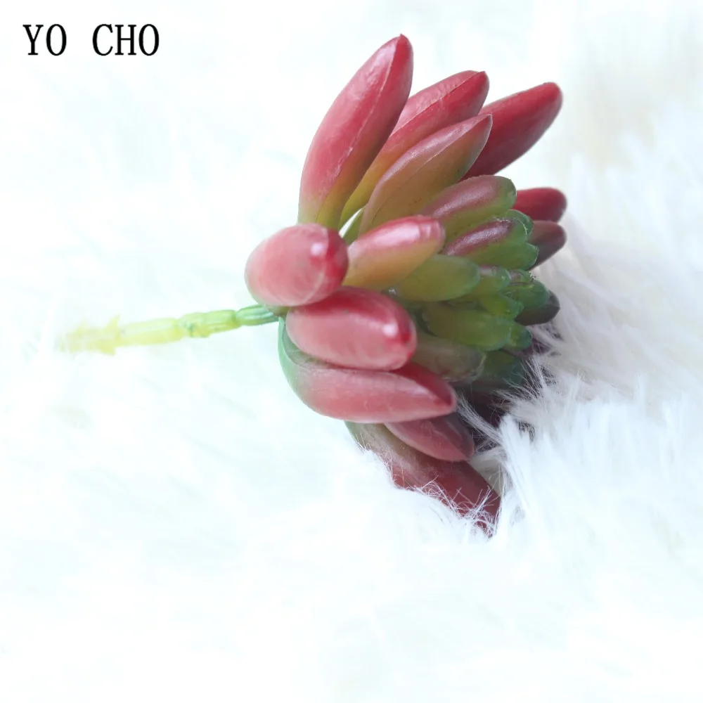 YO CHO 1 шт. красные высококачественные искусственные фруктовые суккуленты для дома