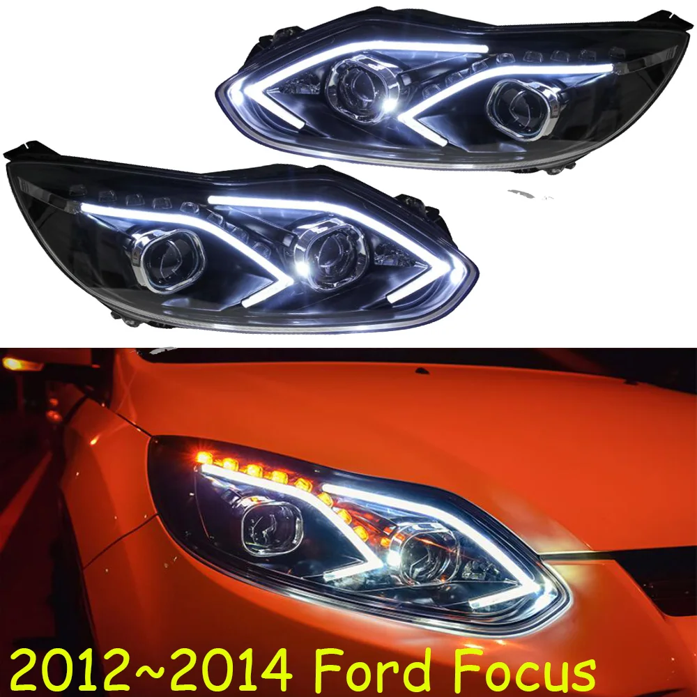 Видео шоу стайлинга автомобилей Фара для Ford Focus головной светильник 2015 2012 2013 2014
