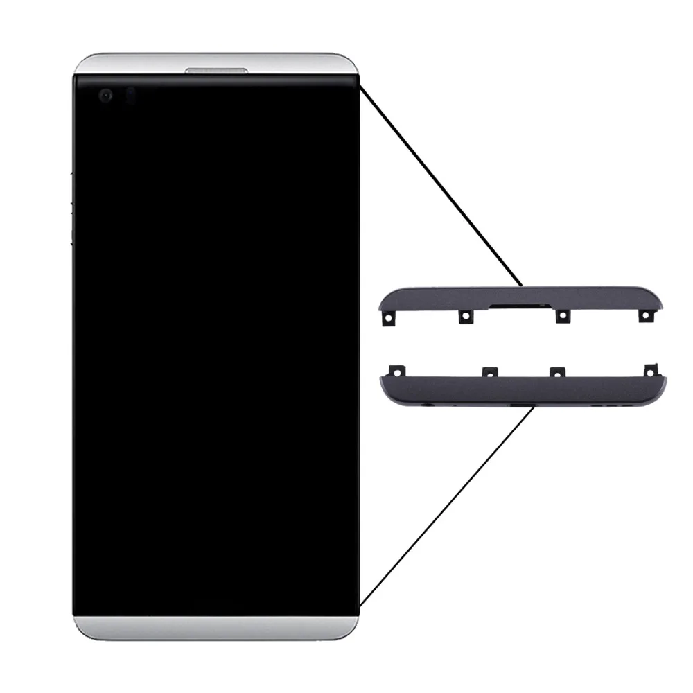 Передняя крышка корпуса(верх+ низ) с клеем для LG V10/LG V20 F800/H990