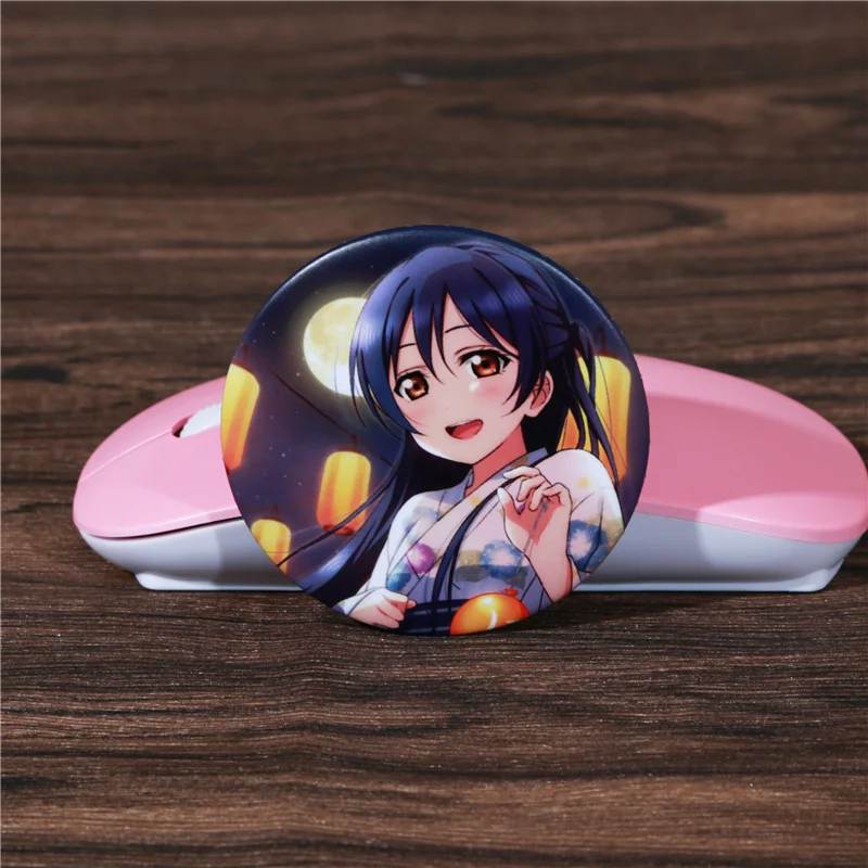 FFFPIN 5,8 см большая брошь Lovelive нагрудник Япония Аниме Любовь живой значок булавка монета Косака Хонока Сонода Уми значок ткань рюкзак