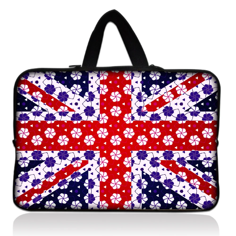 Free shipping+ tracking number UK Flag 12&quot Universal Laptop Carry Sleeve Bag Case For Samsung Google 11.6&quot Chromebook | Компьютеры