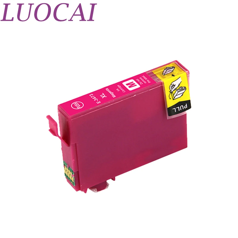 Чернильный картридж LuoCai совместимый с Epson 34XL T3471 T3472 T3473 T3474 для WorkForce Pro WF-3725DWF 3720DWF