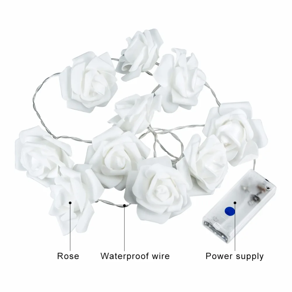 1 м 2 3 4 РОЗА светодиодная гирлянсветильник s 10 светодиосветодиодный s/M розовый