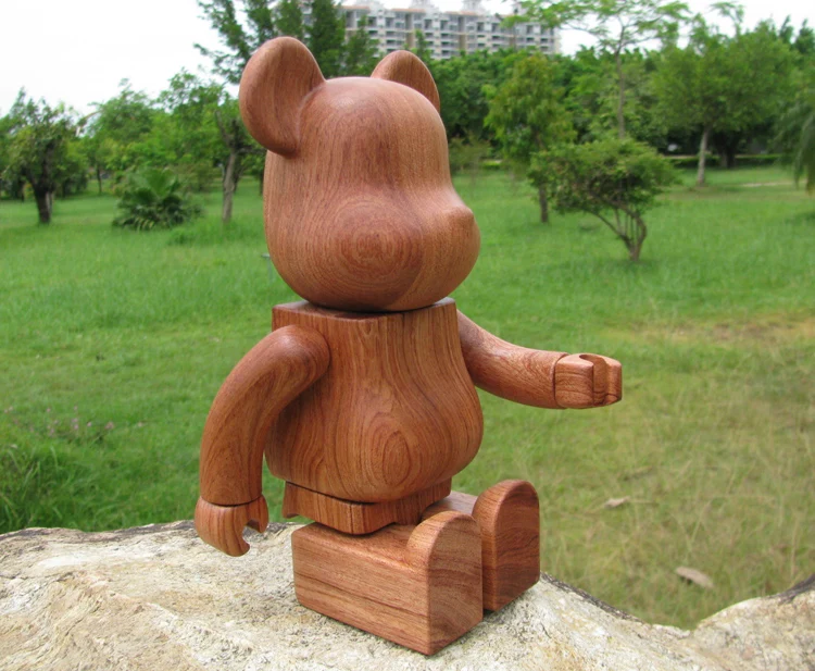 400% дерево Bearbrick сделано w/Красный палисандр (Гарантированное качество!)