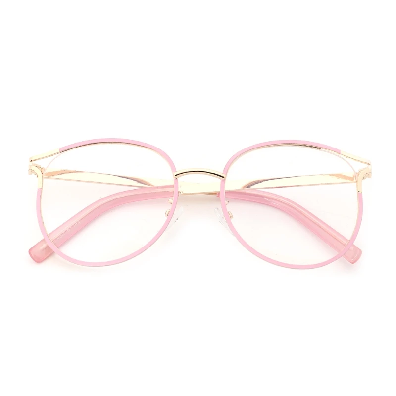Optical Glasses Fashion Retro Cat Eye Metal Frame Clear Lens Women Men Spectacle | Аксессуары для одежды