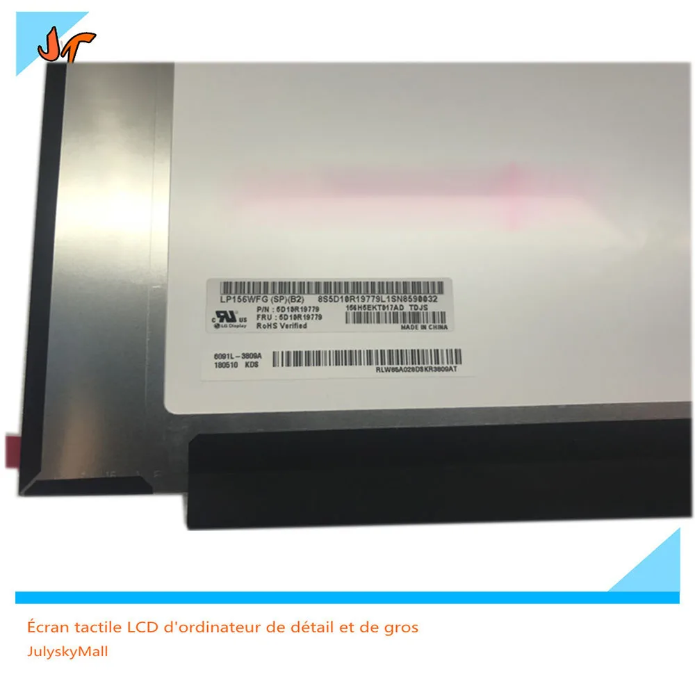 Original 144hz LCD screen 72% NTSC micro edge LP156WFG-SPB2 B156HAN08.2 15.6 inch Ips LCD screen 40pin 1920x1080 resolution