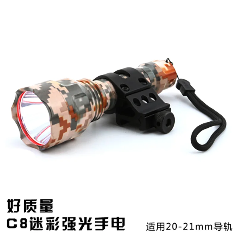 PB игривый мешок Jinming8 gen8 m4 g36 refit аксессуар шрам ручка светодиодный тактический фонарик ИК модель подходит для 20-21 мм направляющих - Цвет: 1pcs