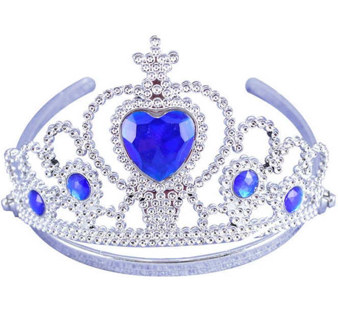 Разноцветные пластиковые детские игрушки корона в форме сердца|crown crown|plastic crowncrown