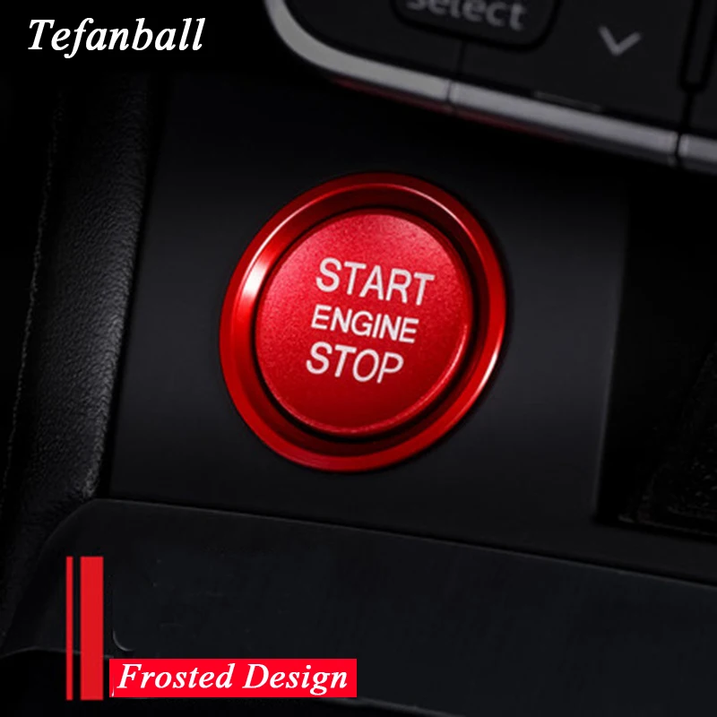 Кнопка запуска двигателя сменная крышка кнопка остановки аксессуары украшение