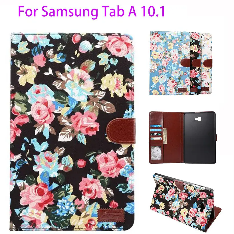 Модный окрашенный тканевый чехол для Samsung Galaxy Tab A A6 10 1 2016 T580 T585 T580N чехлы планшетов